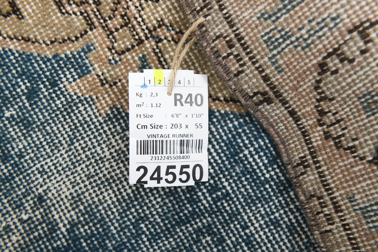 1'9'' x 6'7'' Turkish Handmade Kilim Rug - 24550 - 15