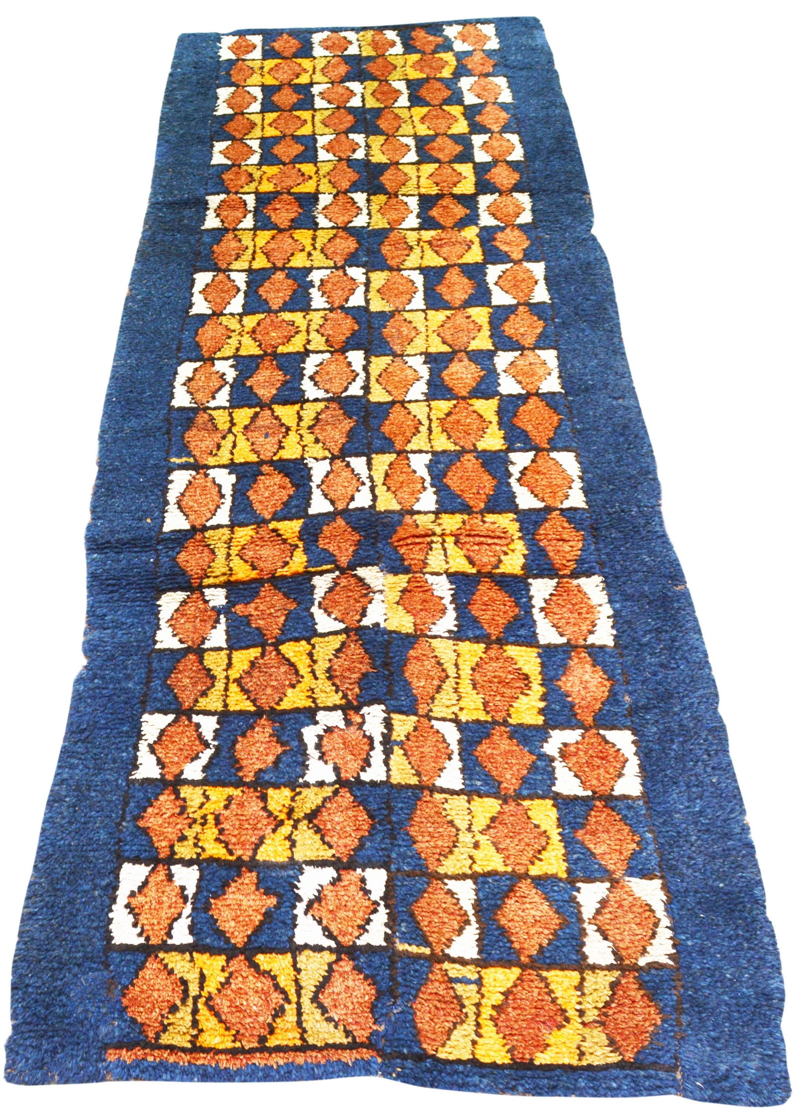 HAND KNOTTED RUG; UZBEKISTAN - 2