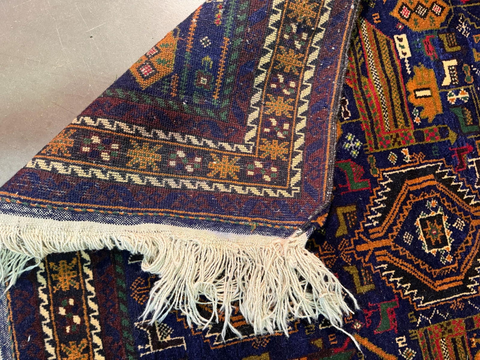 Fine Afghan Baluchi Rug 3.9x6.4 - 8