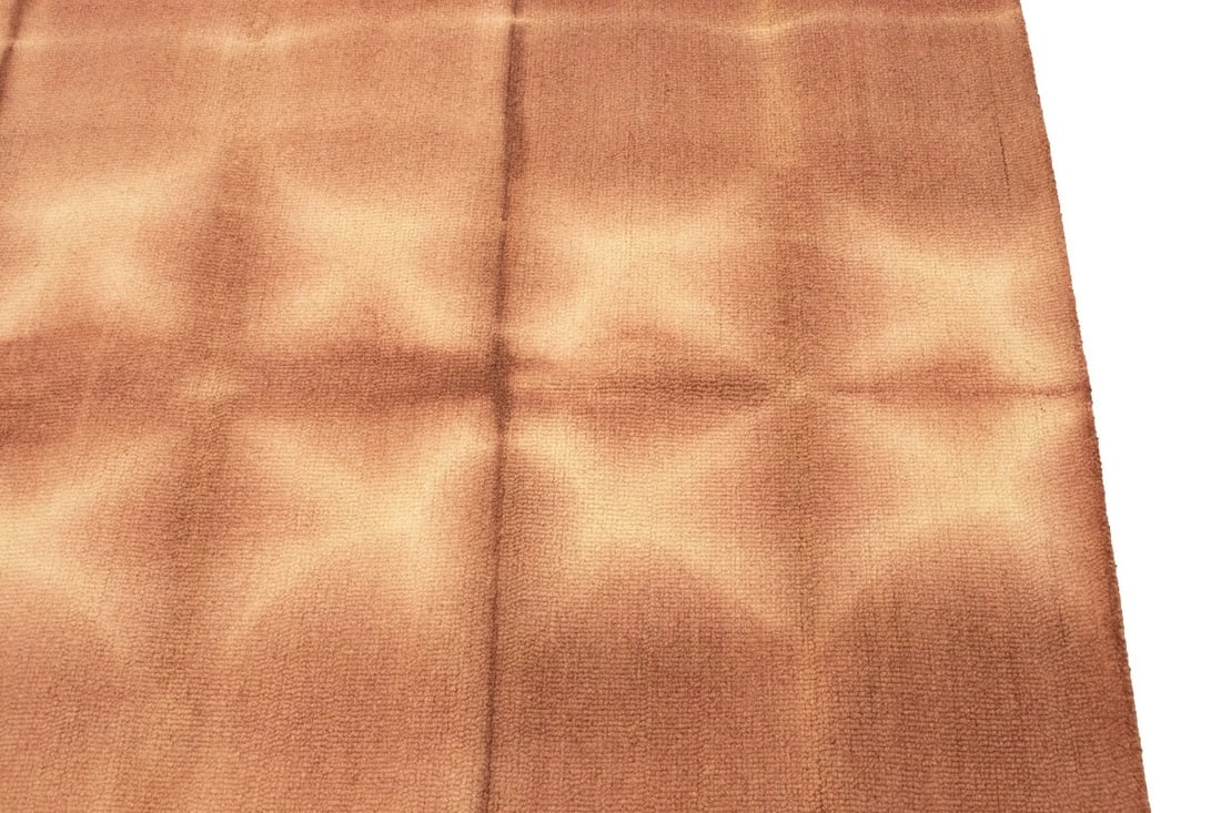 Rust Tie-Dye 5X8 Hand-Tufted Modern Rug - 10