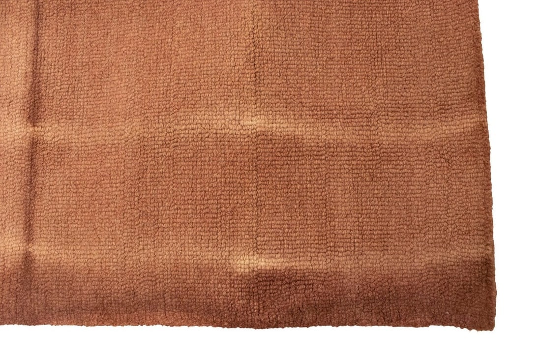 Rust Tie-Dye 5X8 Hand-Tufted Modern Rug - 12