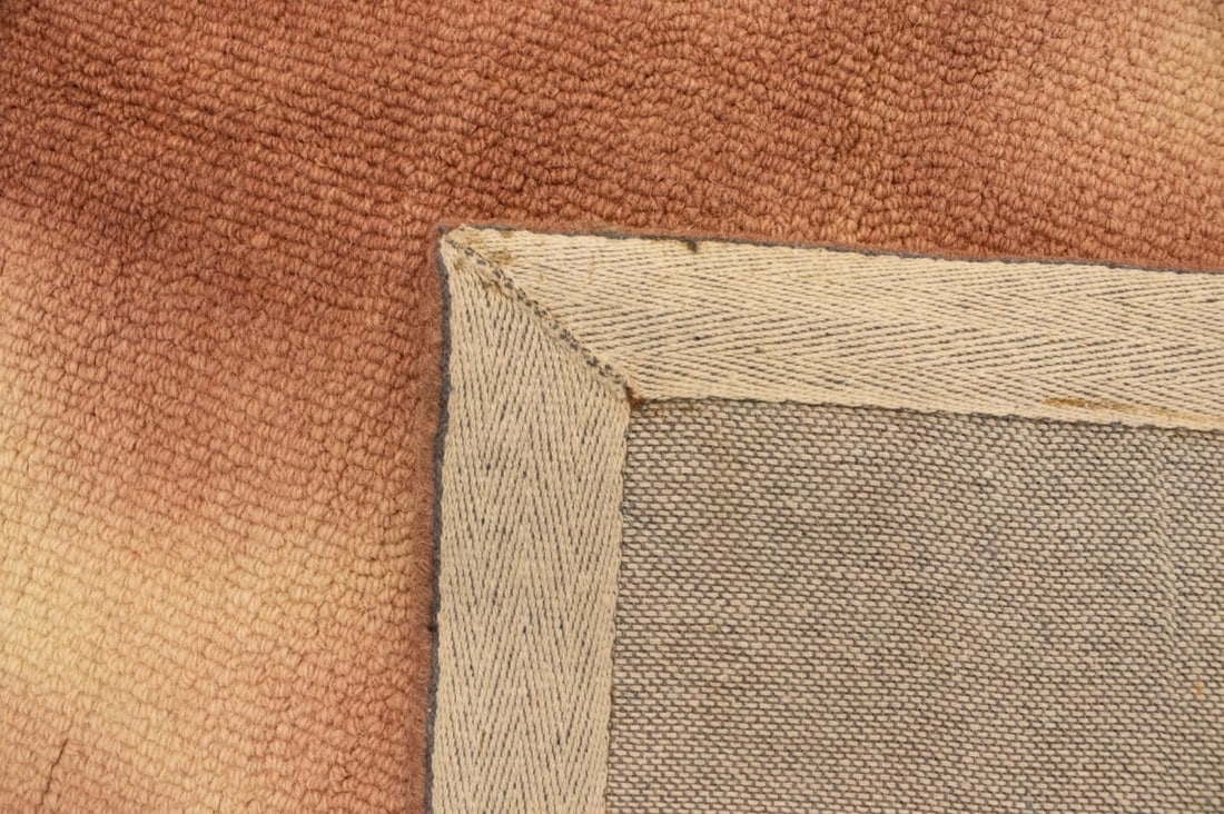 Rust Tie-Dye 5X8 Hand-Tufted Modern Rug - 13