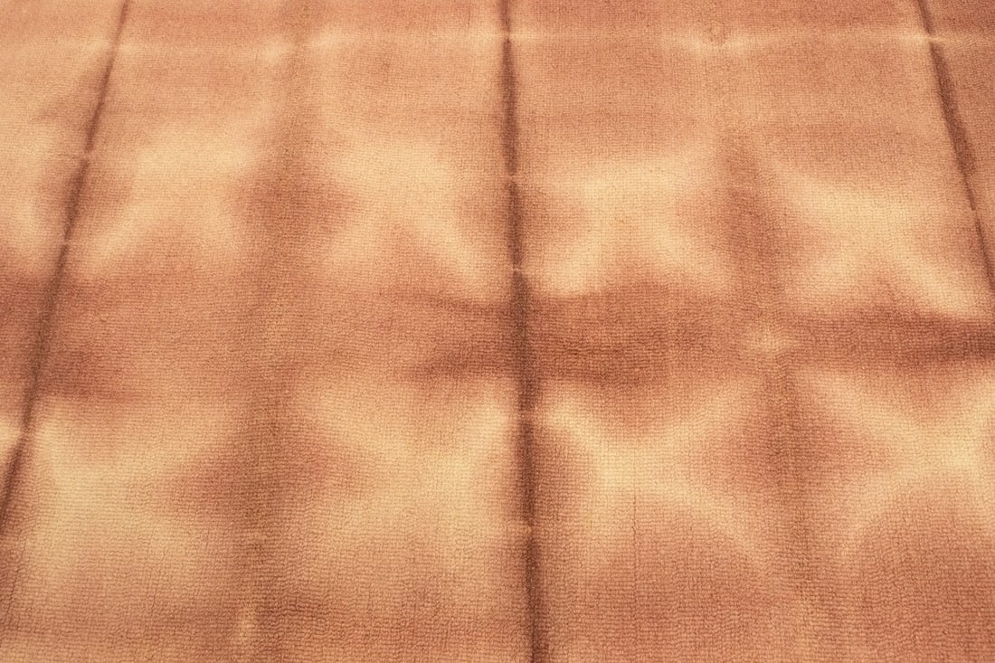 Rust Tie-Dye 5X8 Hand-Tufted Modern Rug - 8