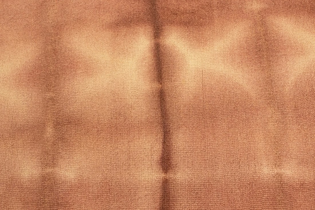 Rust Tie-Dye 5X8 Hand-Tufted Modern Rug - 9