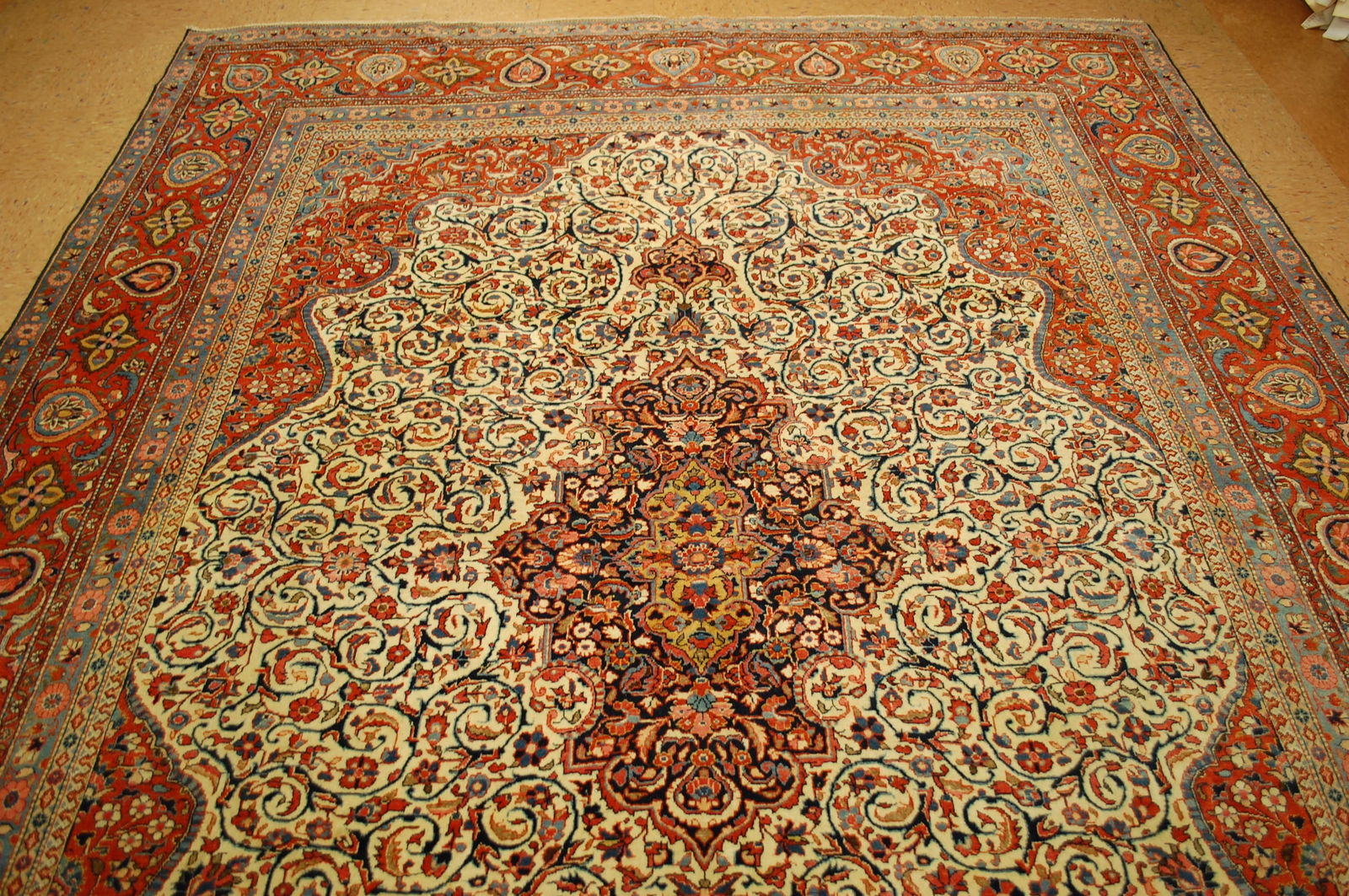 KASHAN ORIENTAL RUG 8'4"x11'3" - 2