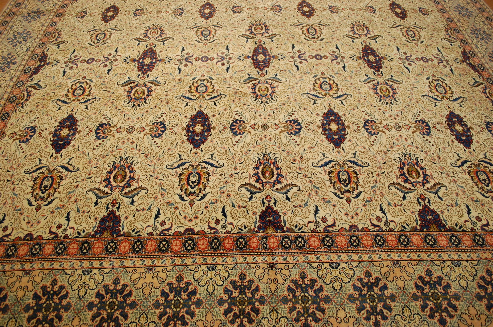Persian KASHAN RUG 11.4x18.1 - 6