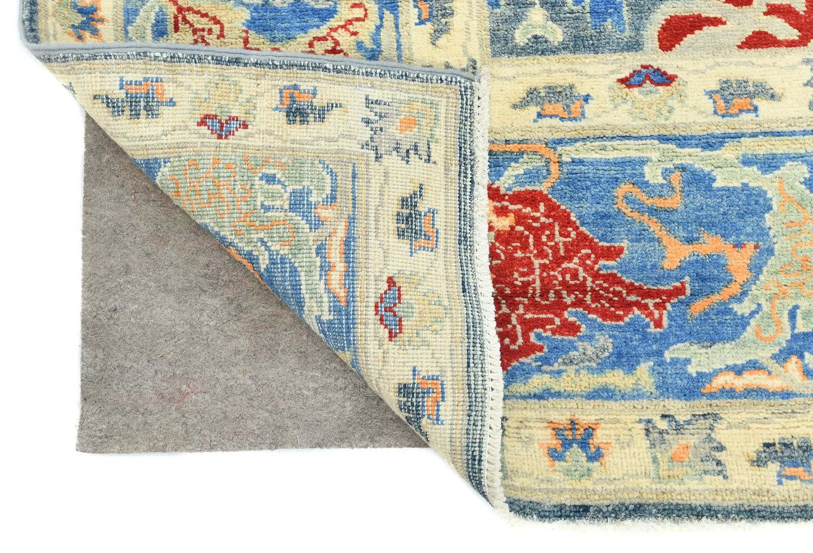 Muted Colors Floral Transitional 8X10 Oriental Rug - 12