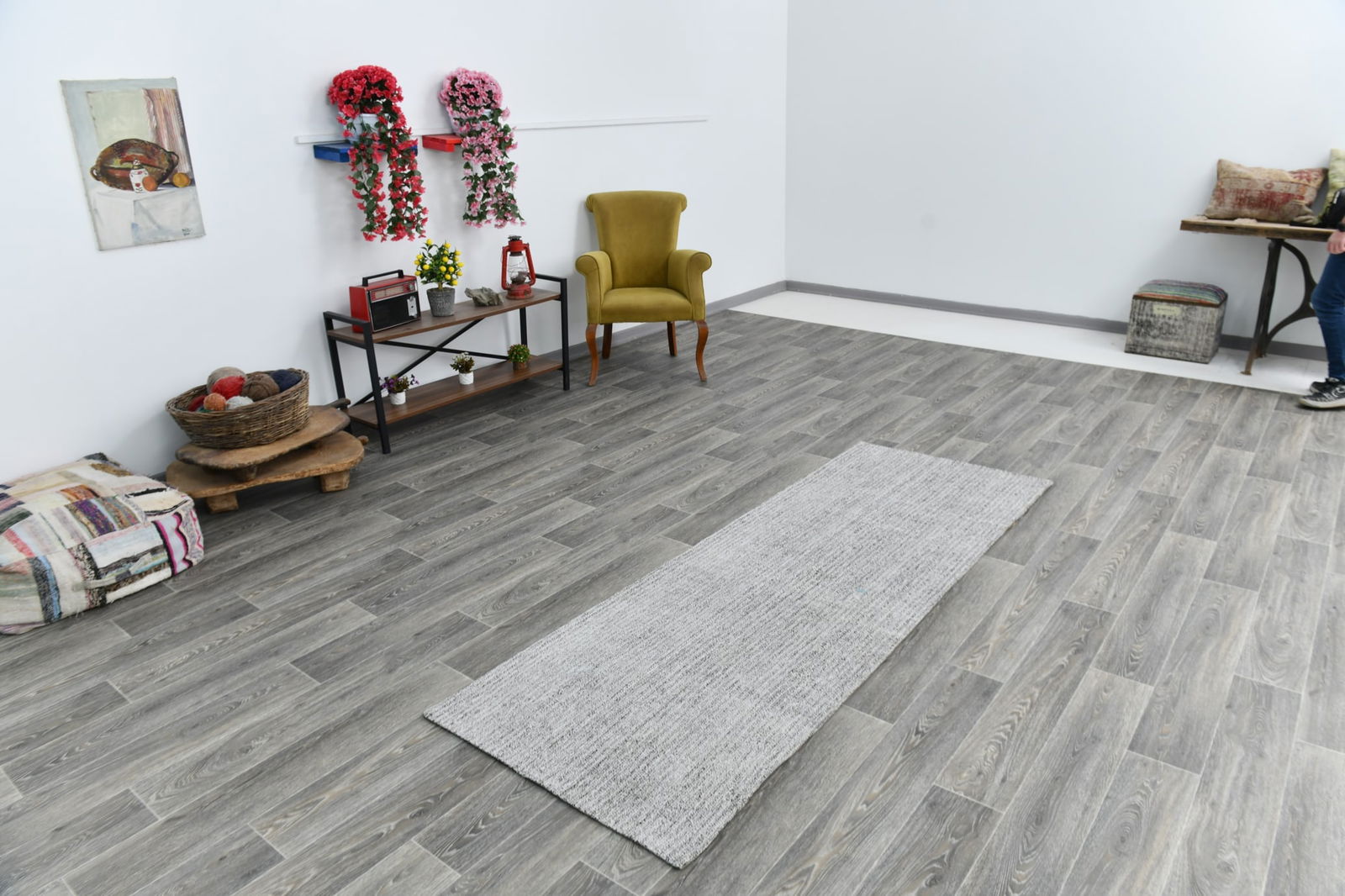 2'9'' x 7'10'' Turkish Flatweave Kilim Rug - 60815 - 17