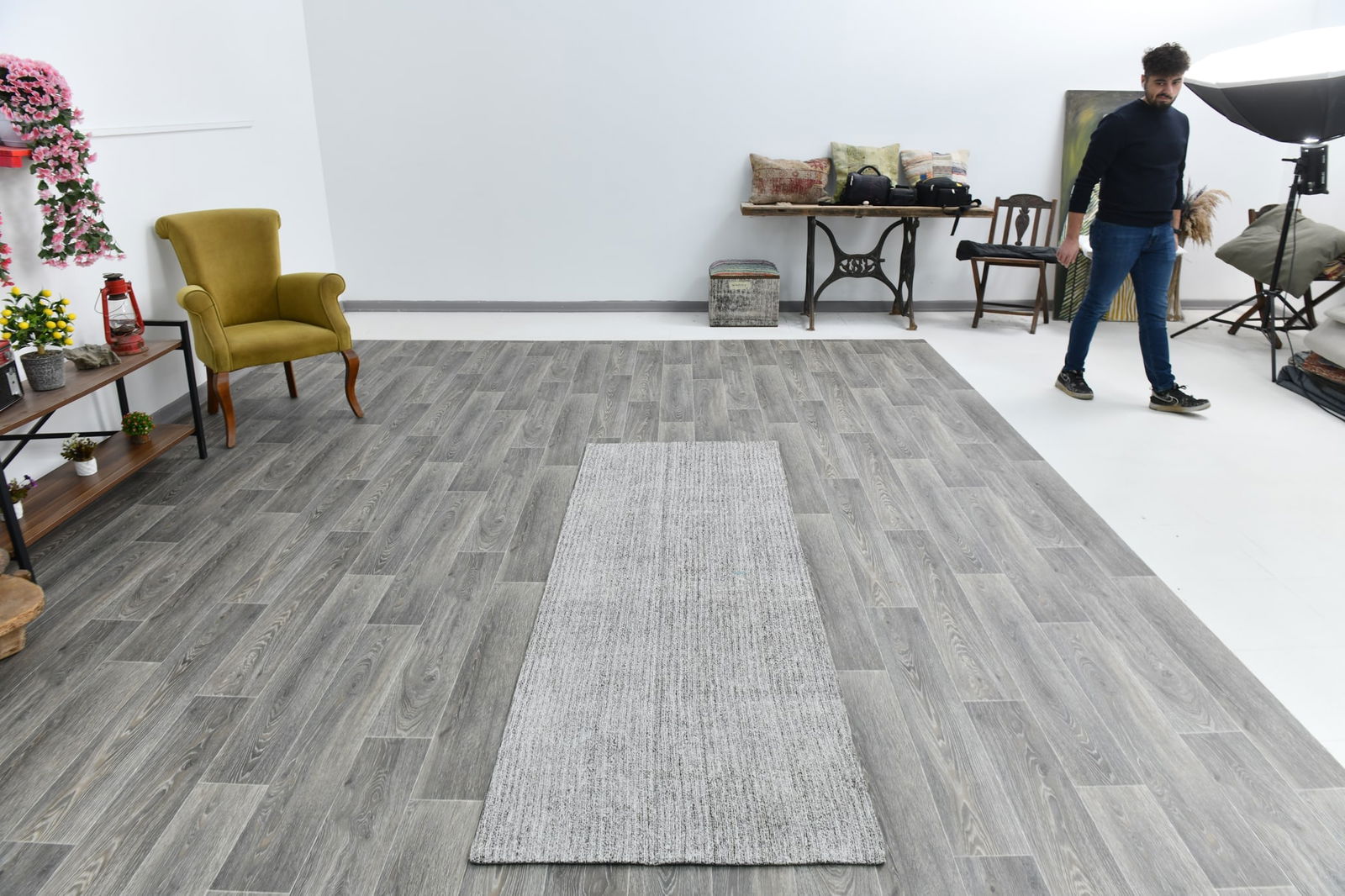 2'9'' x 7'10'' Turkish Flatweave Kilim Rug - 60815 - 18