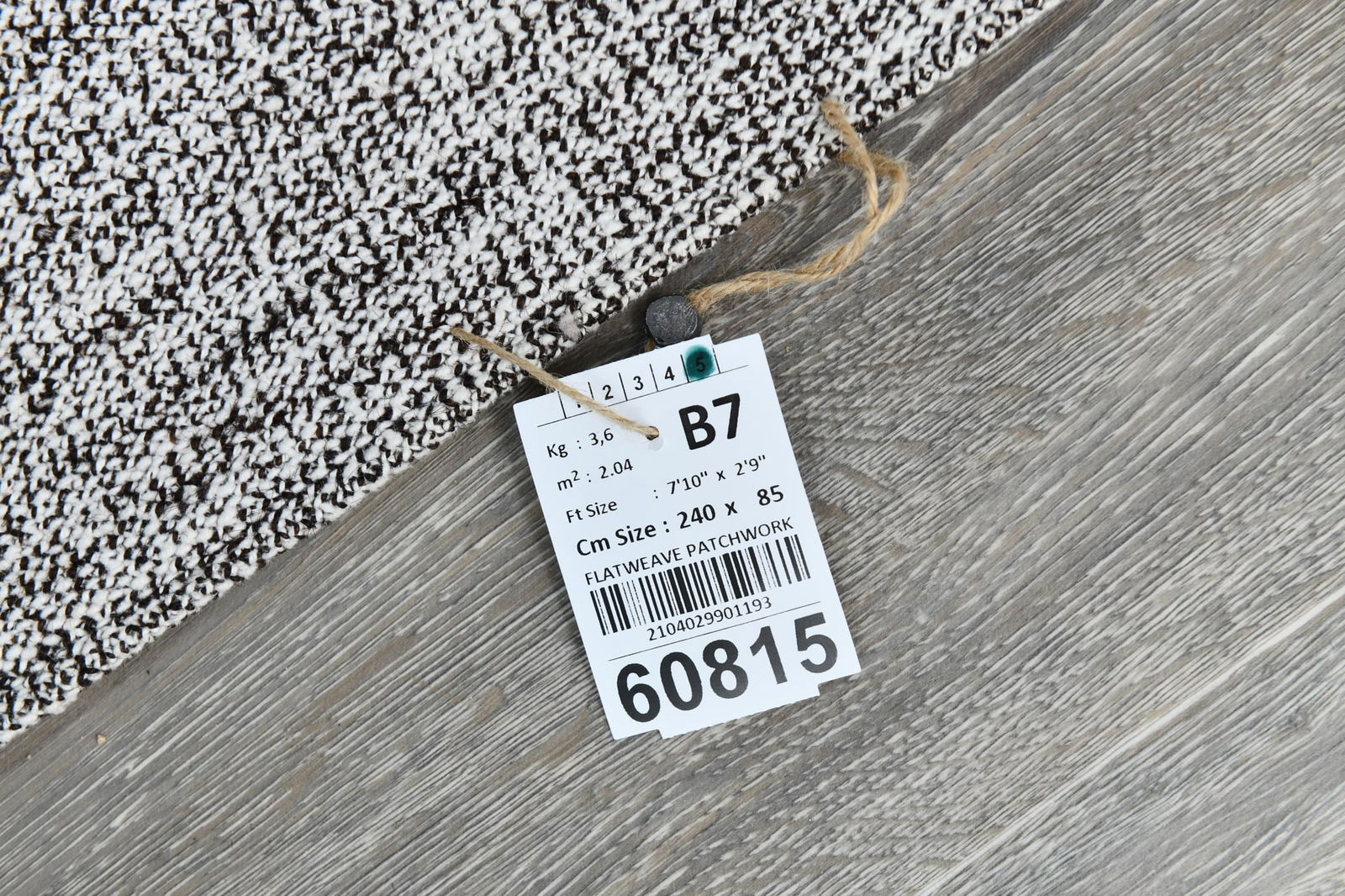 2'9'' x 7'10'' Turkish Flatweave Kilim Rug - 60815 - 19