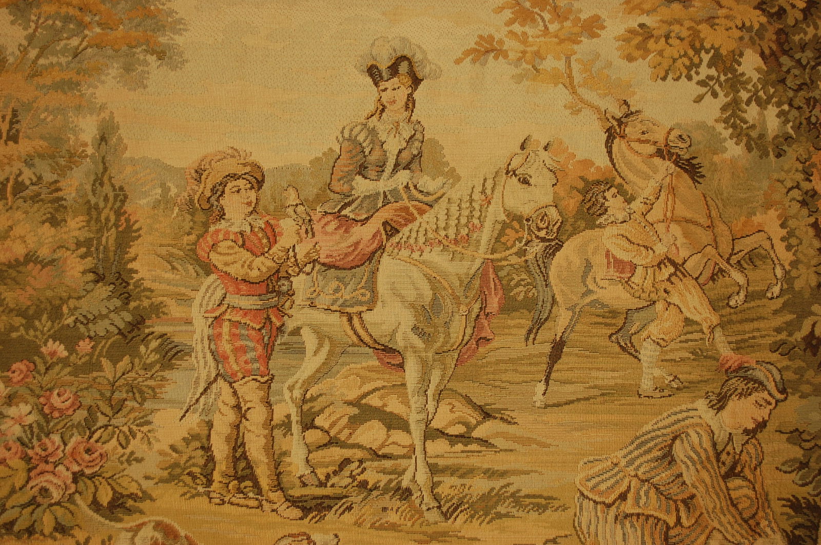 Tapestry French European Hand Loomed Victorian 2'8"X5'7" - 6