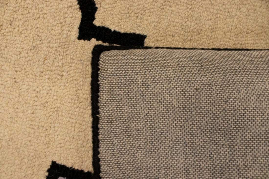 Multicolored Trellis 5X8 Hand-Tufted Modern Rug - 13