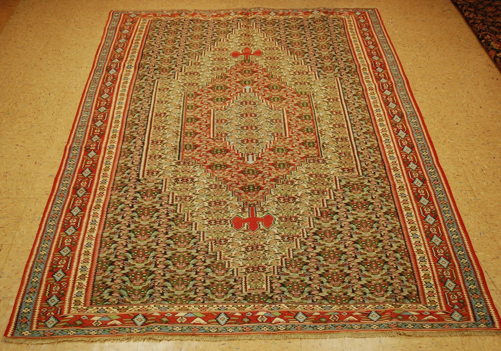 Persain SENNAH KILIM RUG 6.6x9.7 (1 of 11)