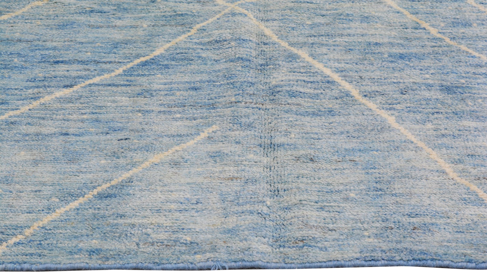 HAND KNOTTED RUG; MOROCCAN - 5