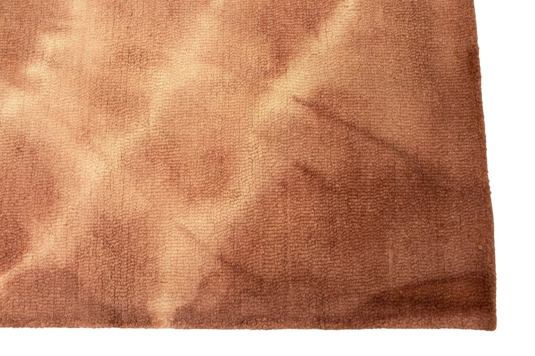 Rust Tie-Dye 5X8 Hand-Tufted Modern Rug - 12