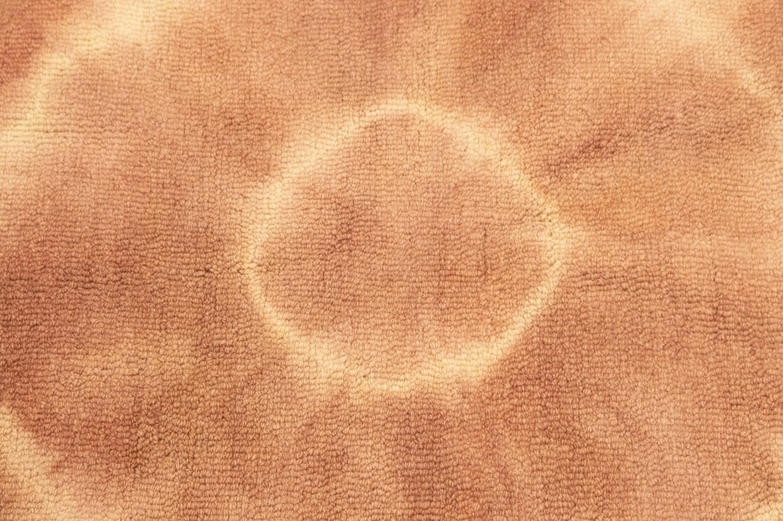 Rust Tie-Dye 5X8 Hand-Tufted Modern Rug - 9