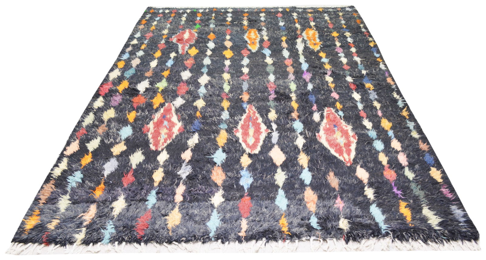 HAND KNOTTED RUG; MOROCCAN - 2