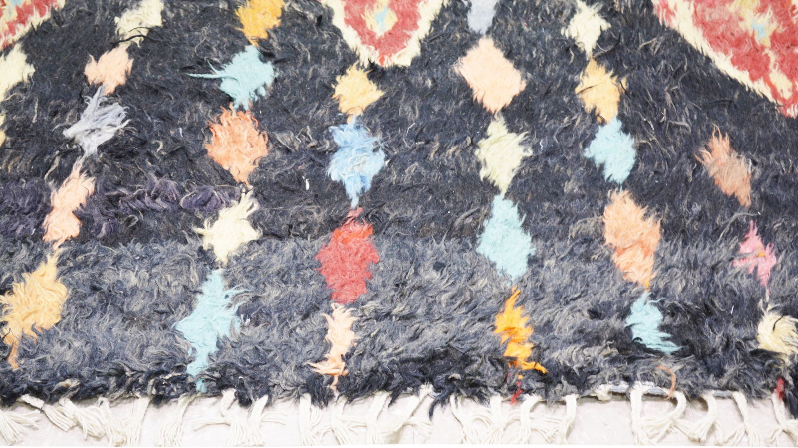 HAND KNOTTED RUG; MOROCCAN - 4