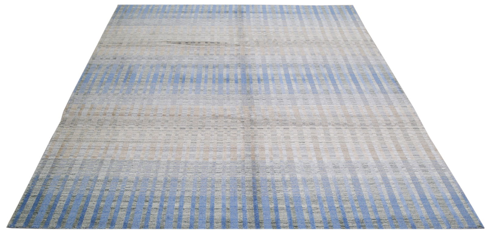 HAND KNOTTED RUG; INDIAN - 2