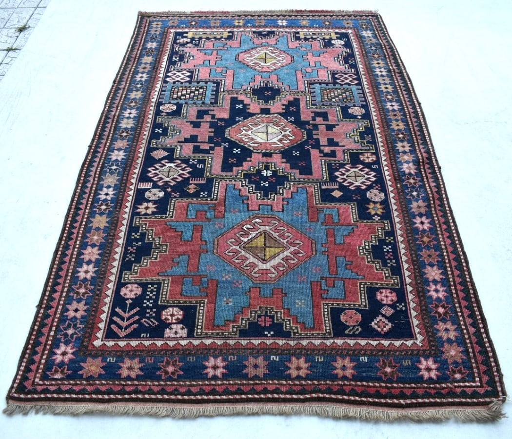 11027 CAUCASIAN SHIRVAN CARPET: 1.87 × 1.20 m (2.24 m²) - 2