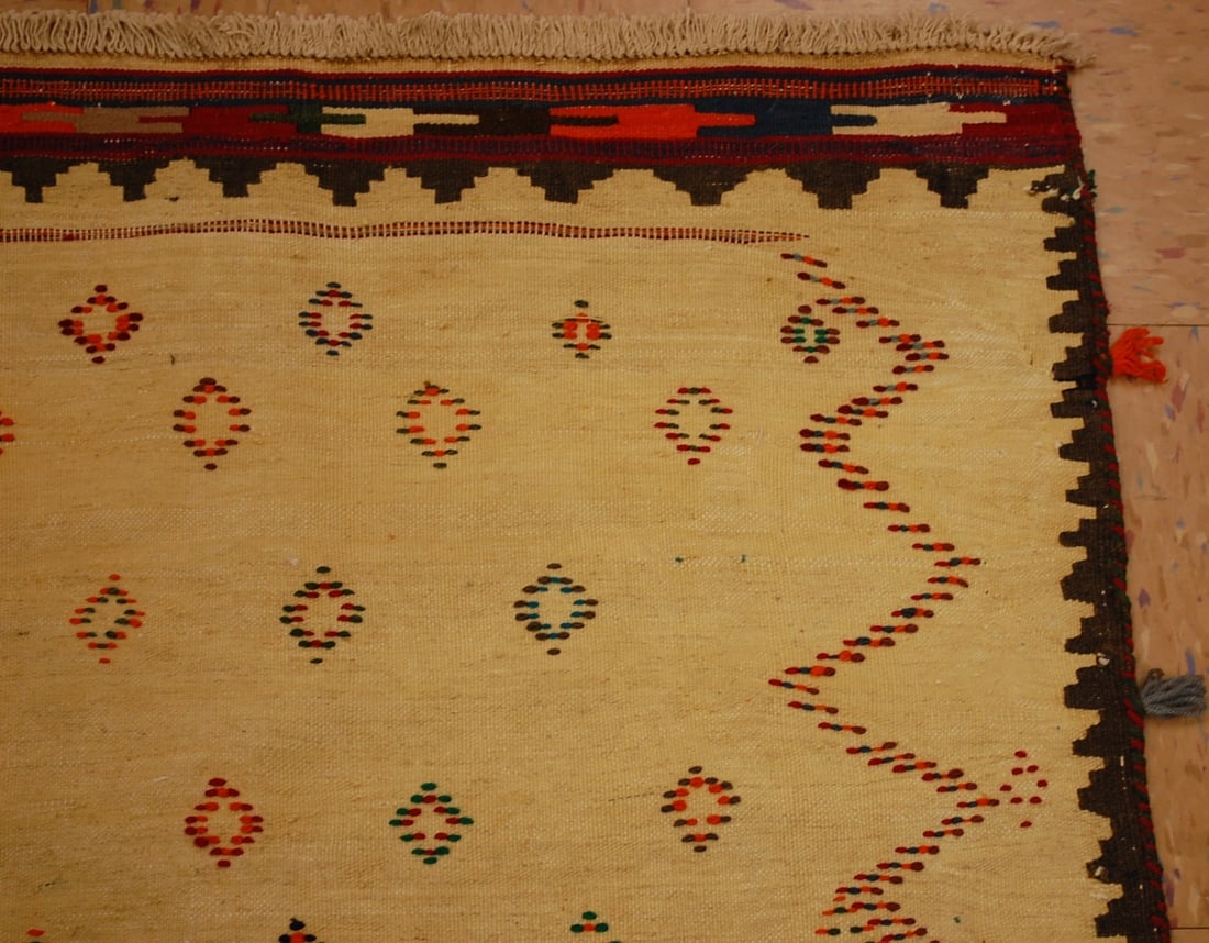 Persian SHIRAZ QASHKI KILIM 3x4.5 - 5