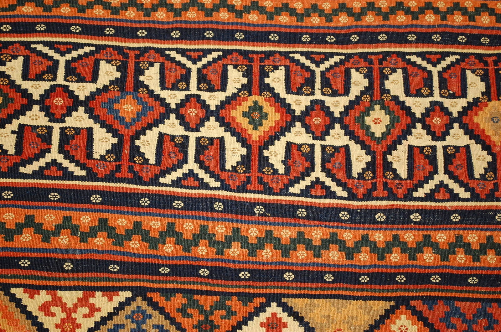 CAUCASIAN KILIM RUG 3'2" x 4'10" - 7