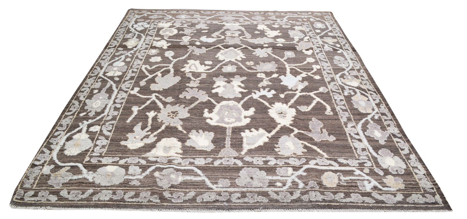 HAND KNOTTED RUG; - 2