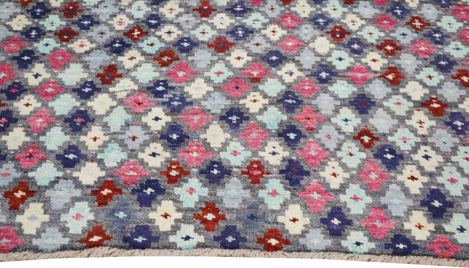 HAND KNOTTED RUG; MOROCCAN - 4