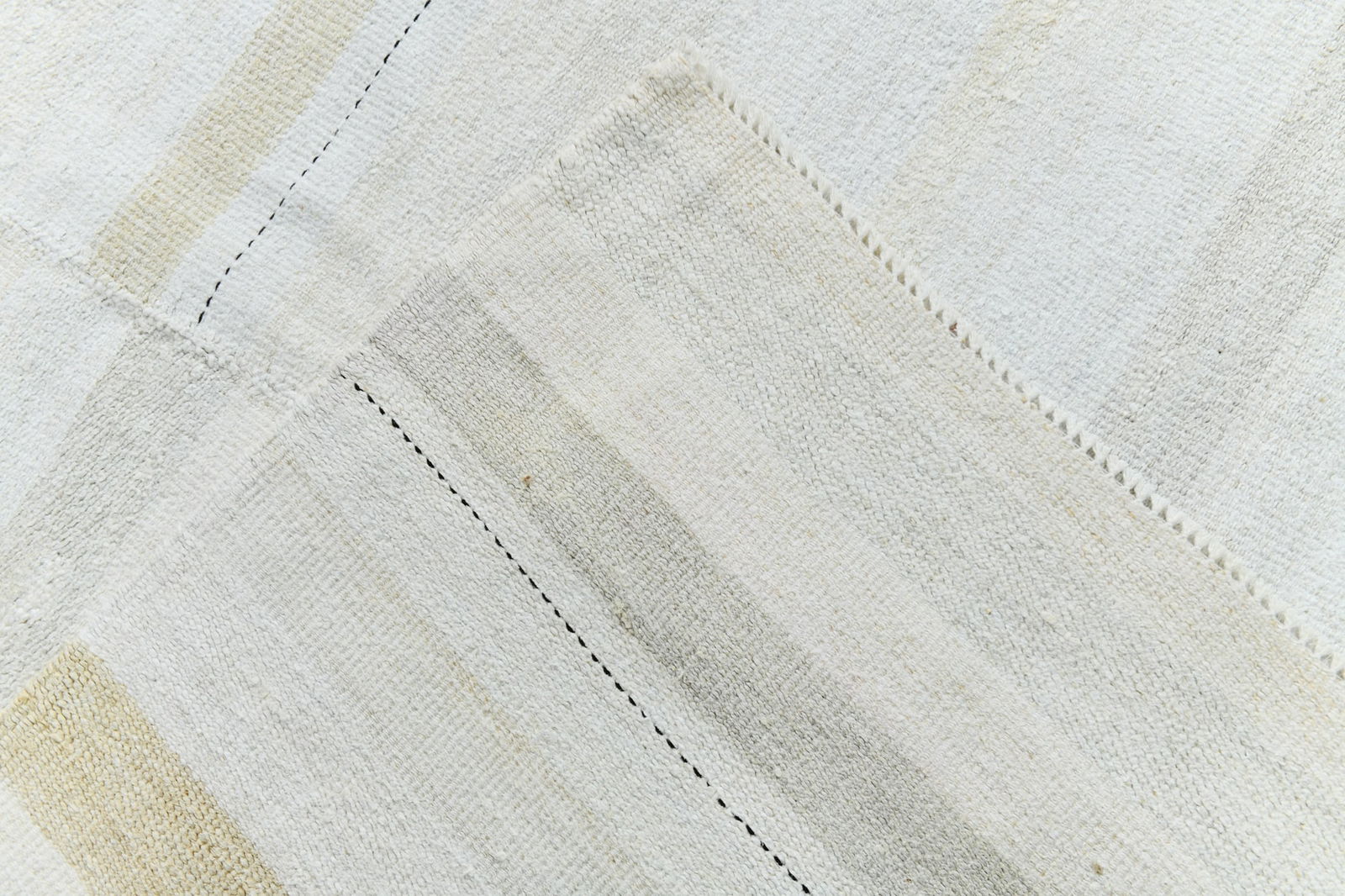 10'0'' x 12'11'' Turkish Hemp Kilim Rug - 53763 - 16