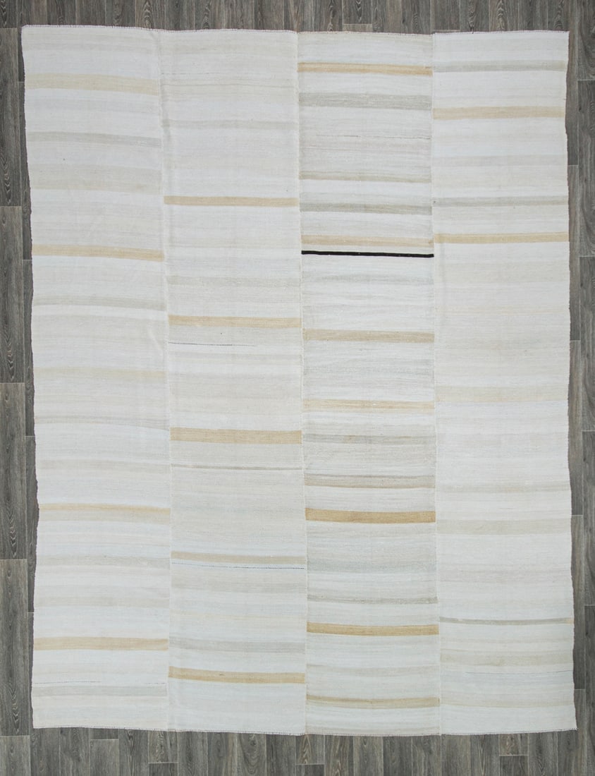 10'0'' x 12'11'' Turkish Hemp Kilim Rug - 53763 (1 of 20)