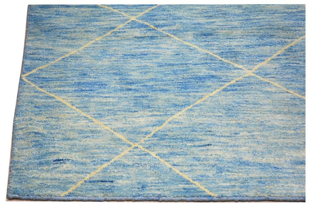 HAND KNOTTED RUG; MOROCCAN - 4