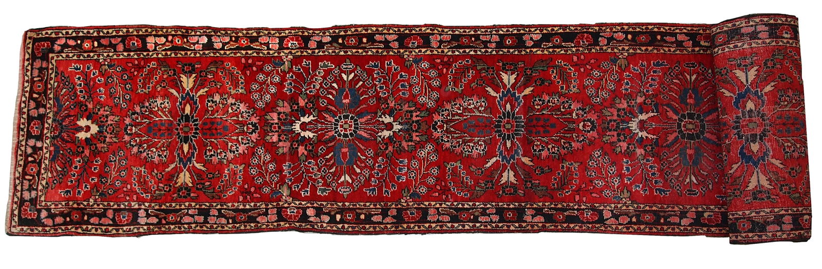 Handmade antique Persian Lilihan runner 2.7' x 23.3' (84cm x 712cm) 1910s: Title:Handmade antique Persian Lilihan runner 2.7' x 23.3' (84cm x 712cm) 1910s Origin:Middle East Dimension:2.7' x 23.3' ( 84cm x 712cm) Materials:wool Year:1910s Description:Hand made antique Persia
