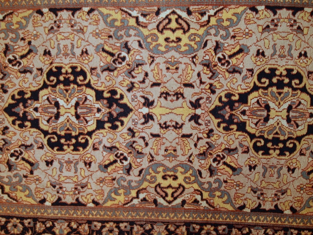 Handmade vintage Pakistani Lahore rug 3,1' x 5' ( 95cm x 154cm ) 1970 - 3