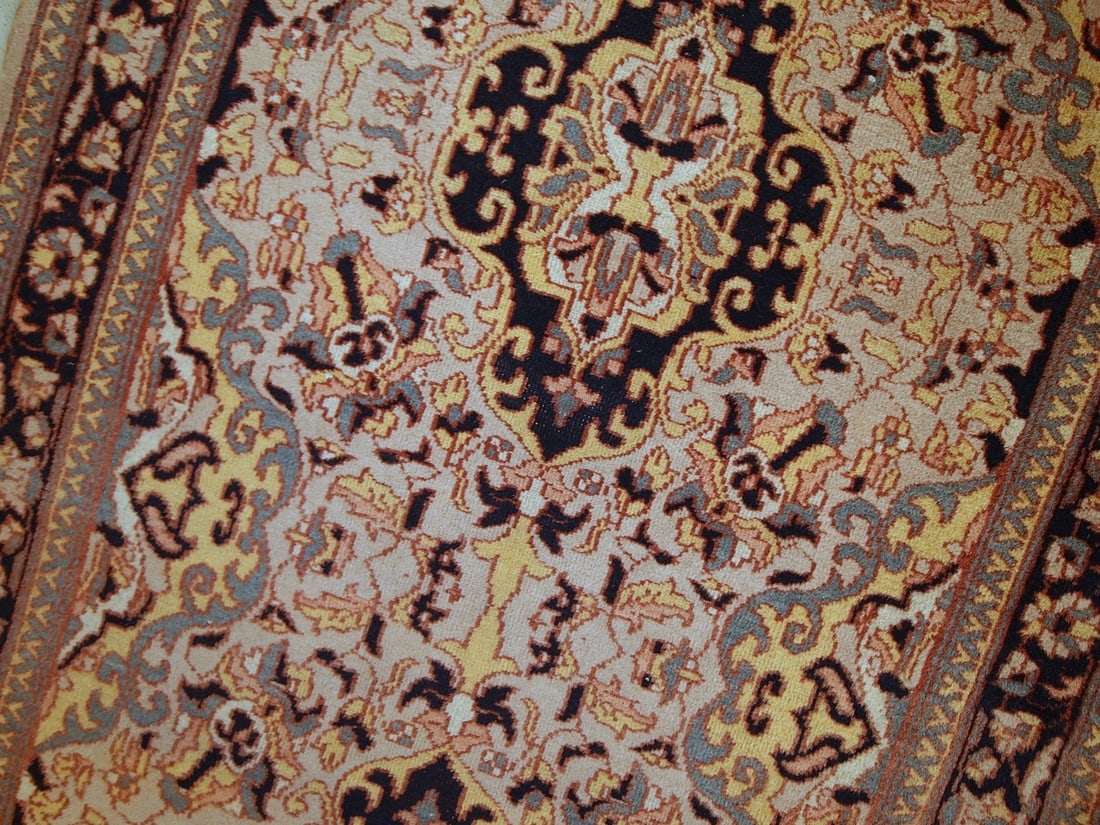 Handmade vintage Pakistani Lahore rug 3,1' x 5' ( 95cm x 154cm ) 1970 - 4