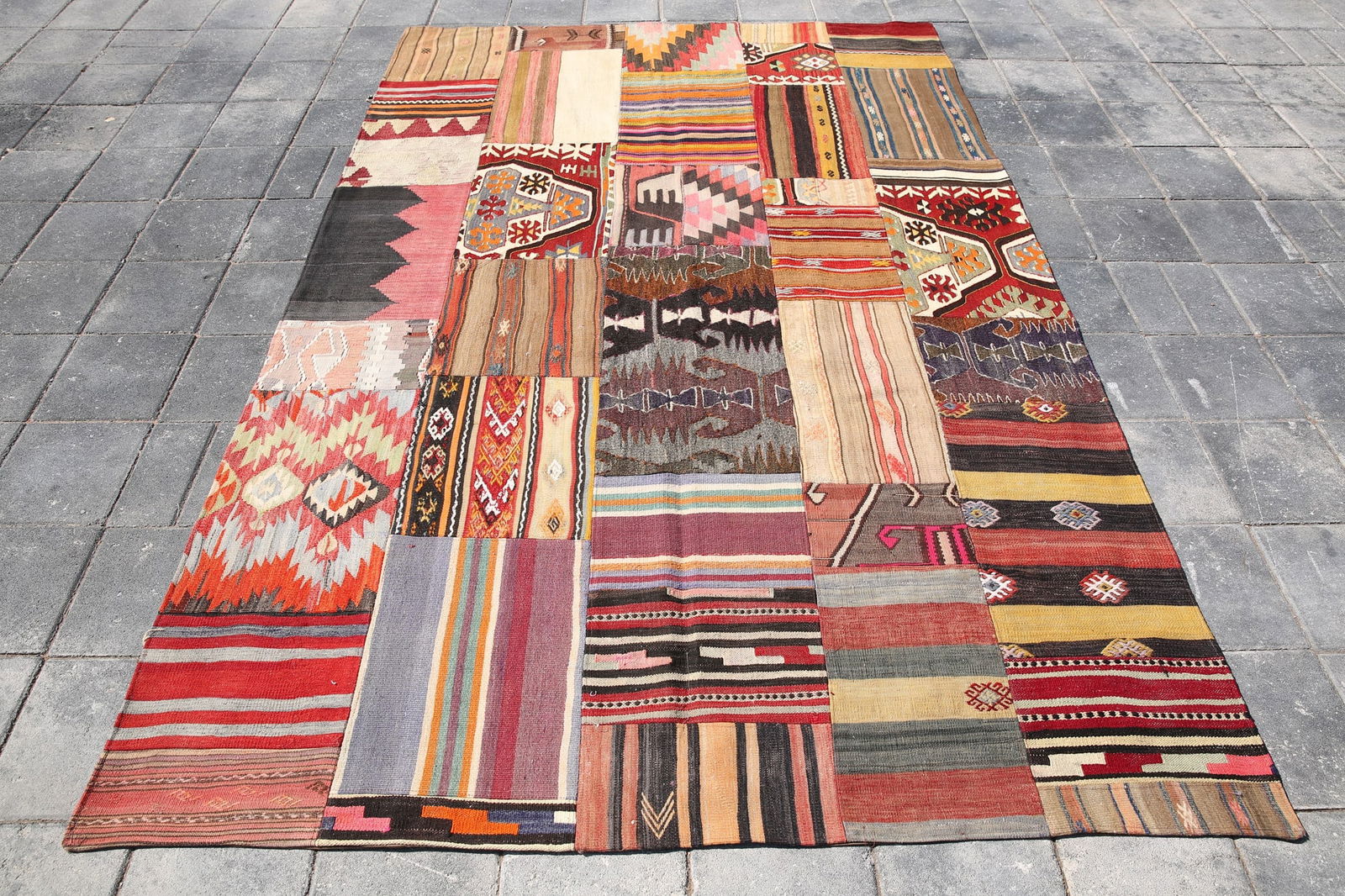 5'10'' x 8'2'' Turkish Handmade Kilim Rug - 122 - 2