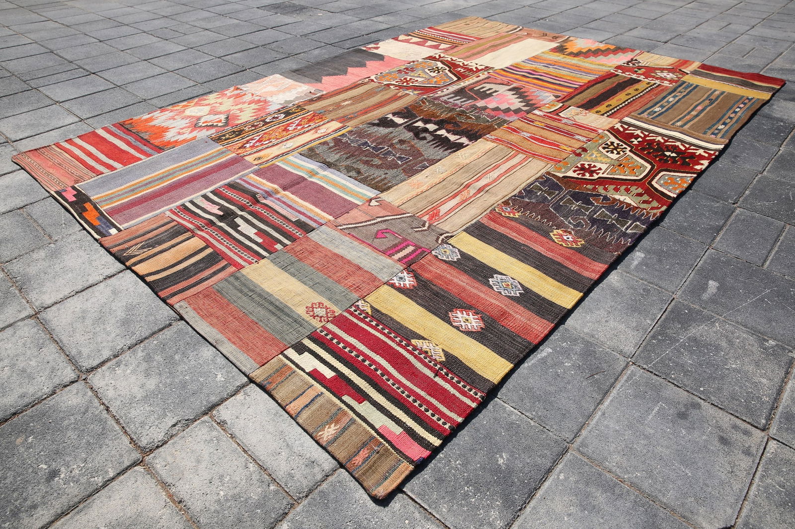 5'10'' x 8'2'' Turkish Handmade Kilim Rug - 122 - 4