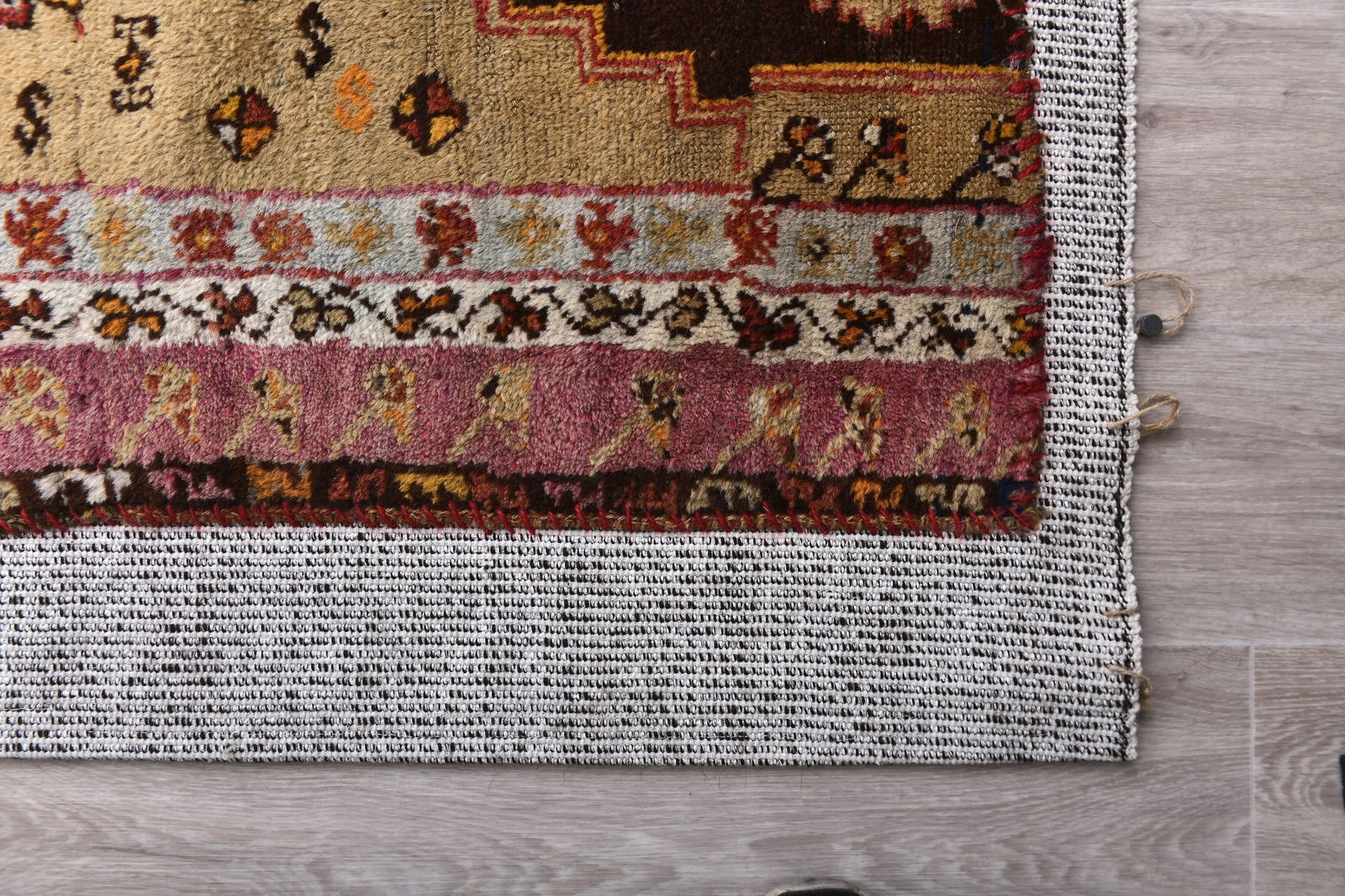 3'5'' x 3'11'' Turkish Flatweave Kilim Rug - 60958 - 10