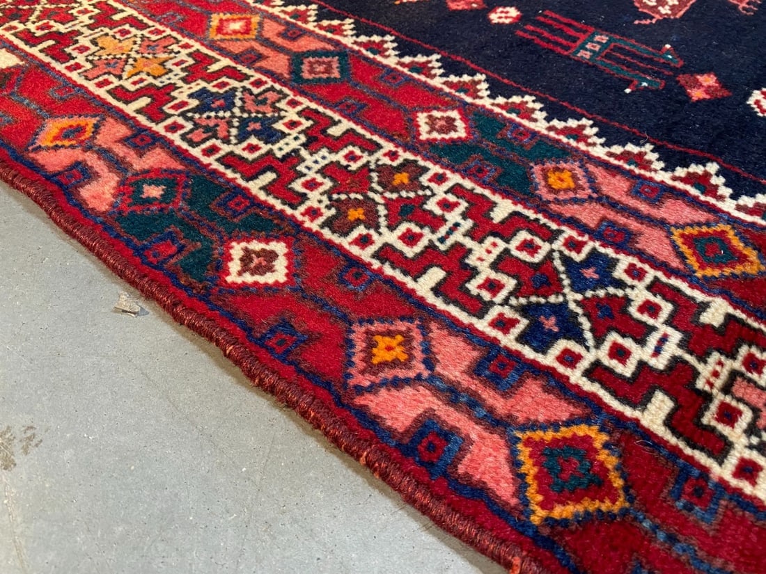 Unique Persian Afshar Rug 4.3x6.2 - 8