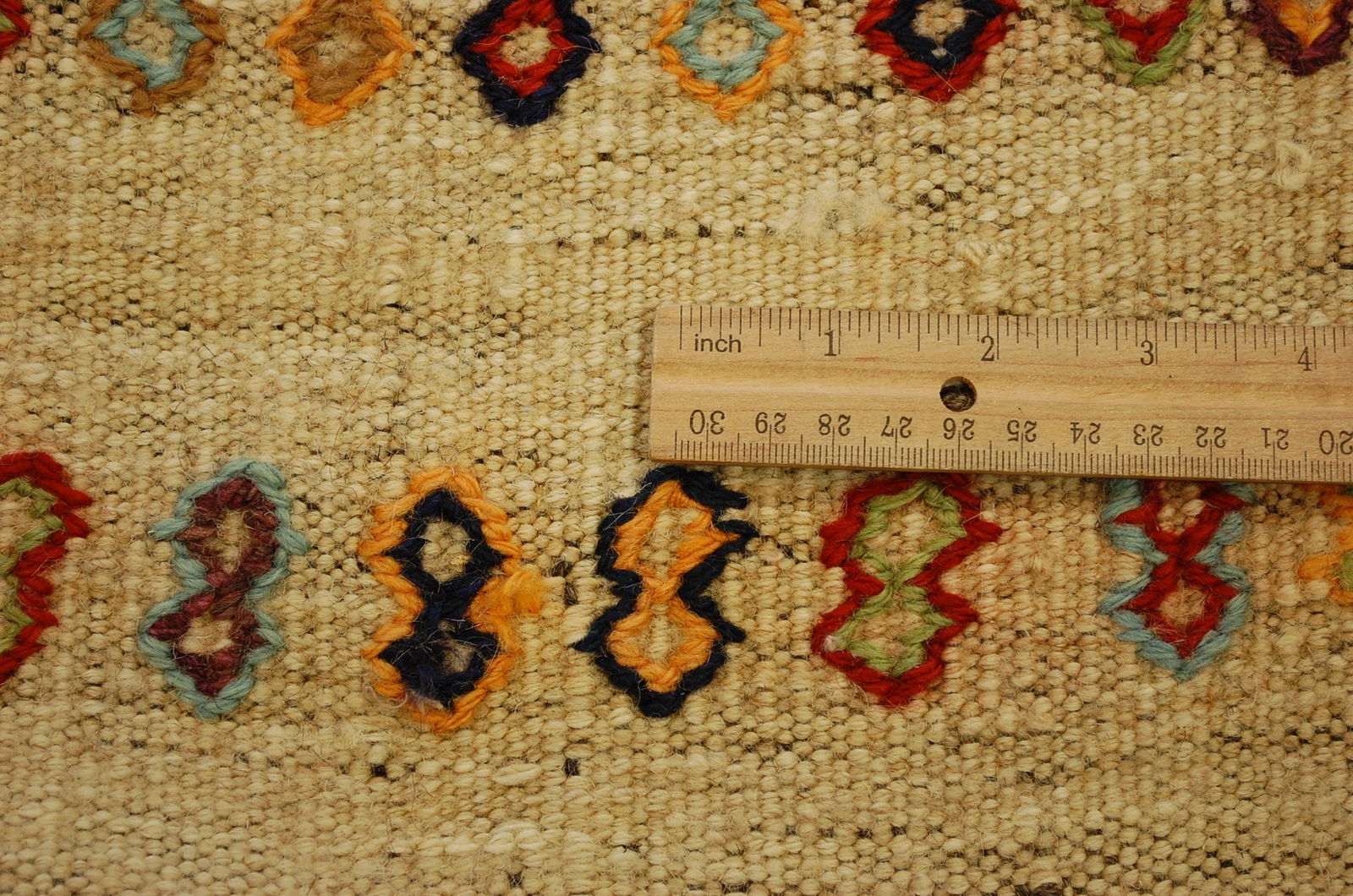 Persian SHIRAZ QASHKI KILIM RUG 3'3" x 4'10" - 10