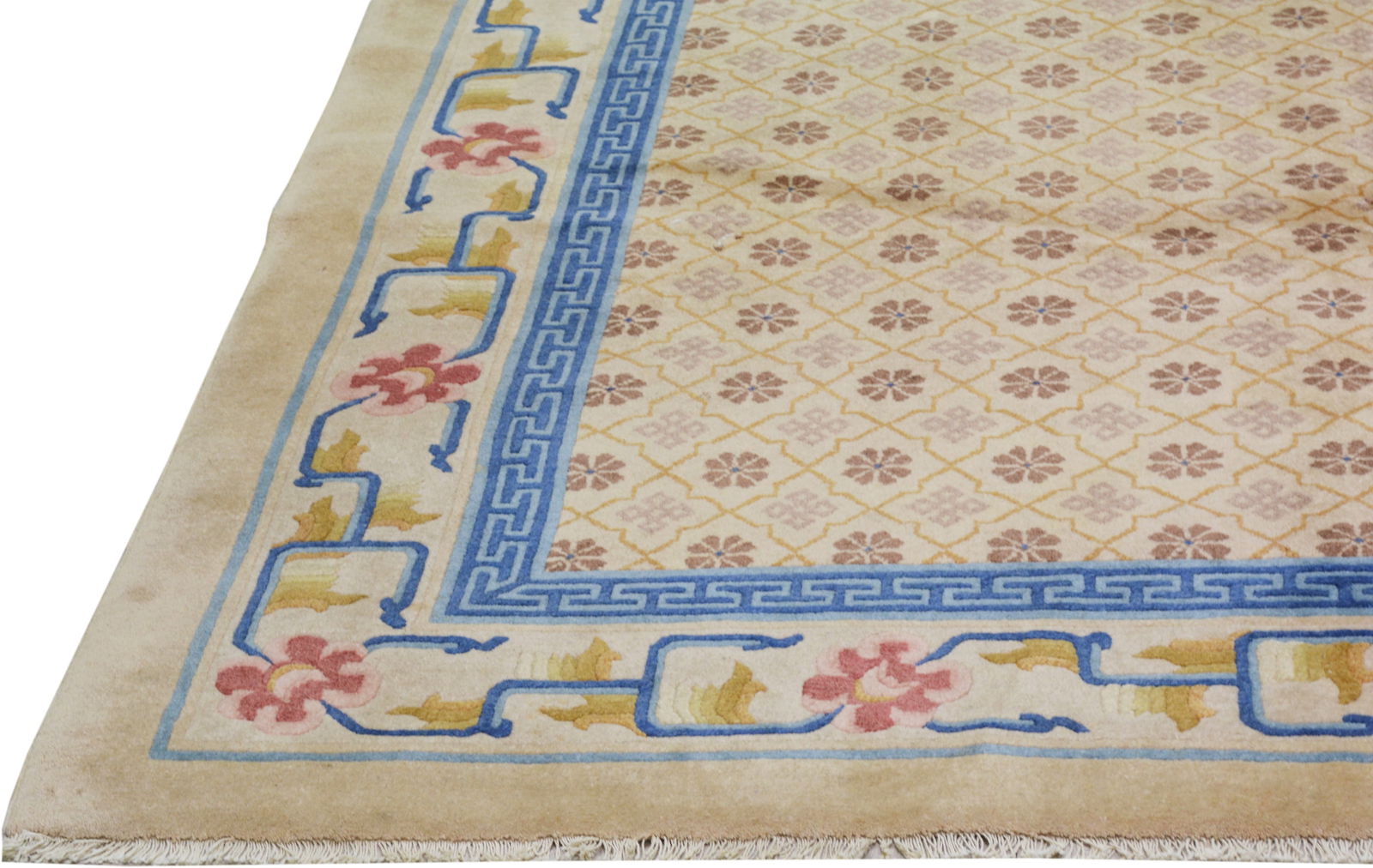 HAND KNOTTED RUG; CHINESE - 5