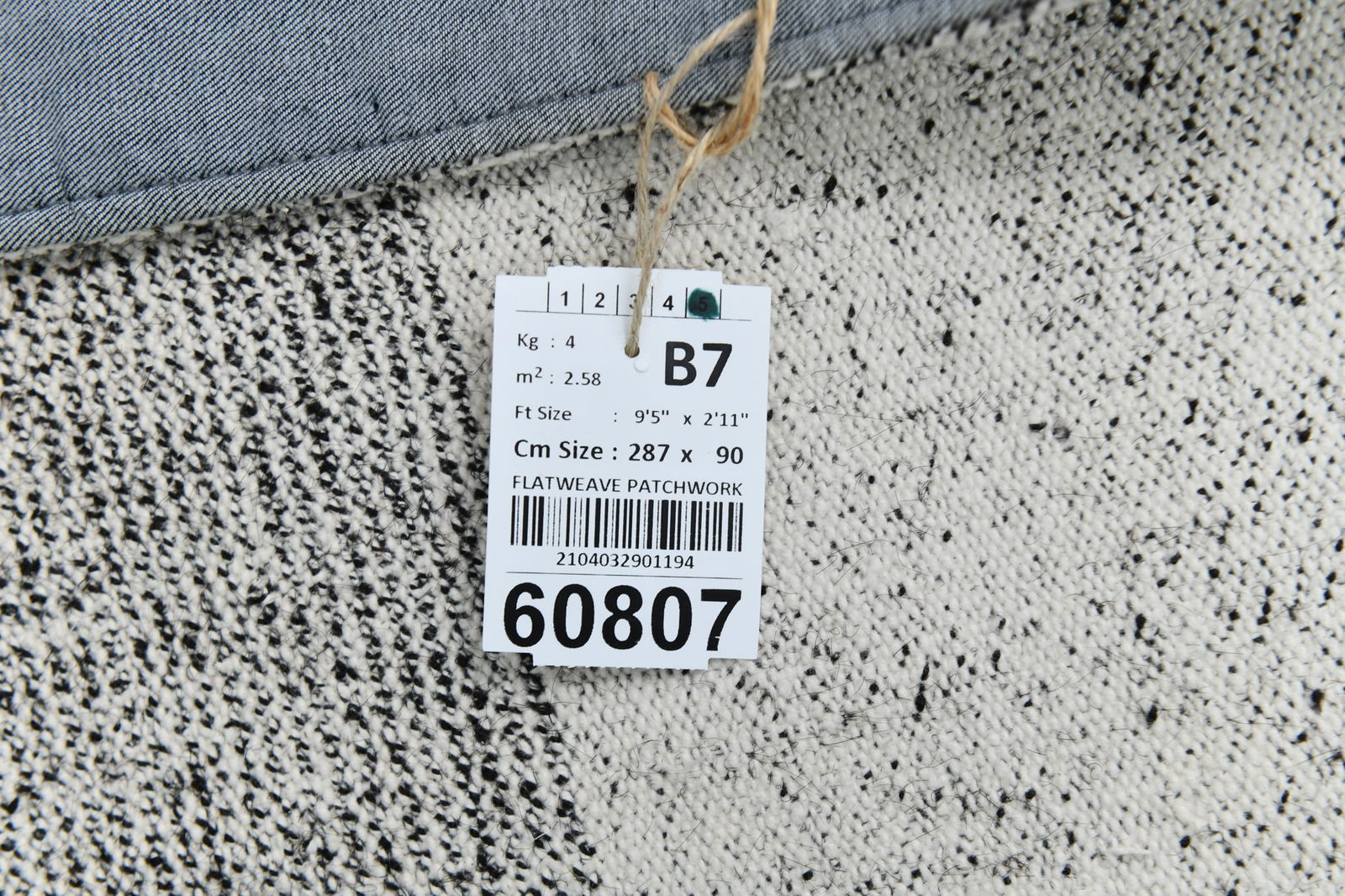 2'11'' x 9'4'' Turkish Flatweave Kilim Rug - 60807 - 19