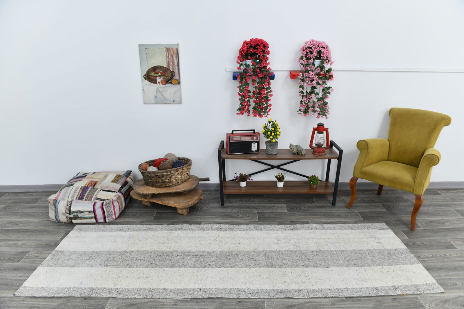 2'11'' x 9'4'' Turkish Flatweave Kilim Rug - 60807 - 2