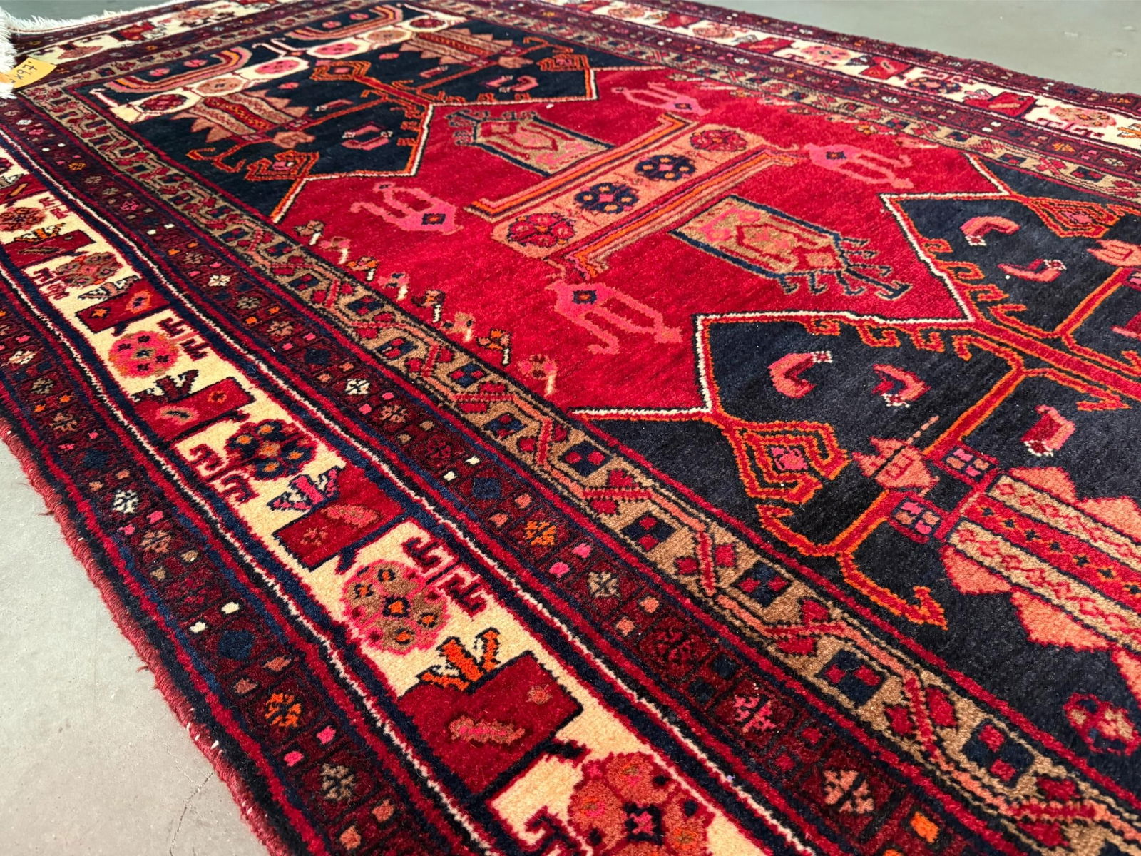 Stunning Persian Hamedan Rug 5x9.7 - 10