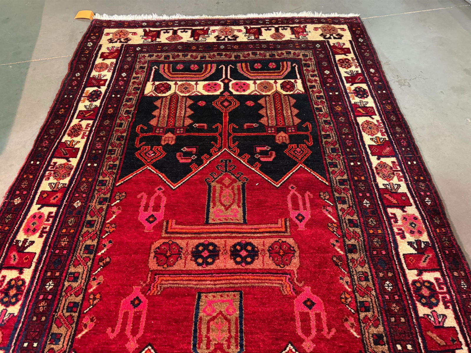 Stunning Persian Hamedan Rug 5x9.7 - 4