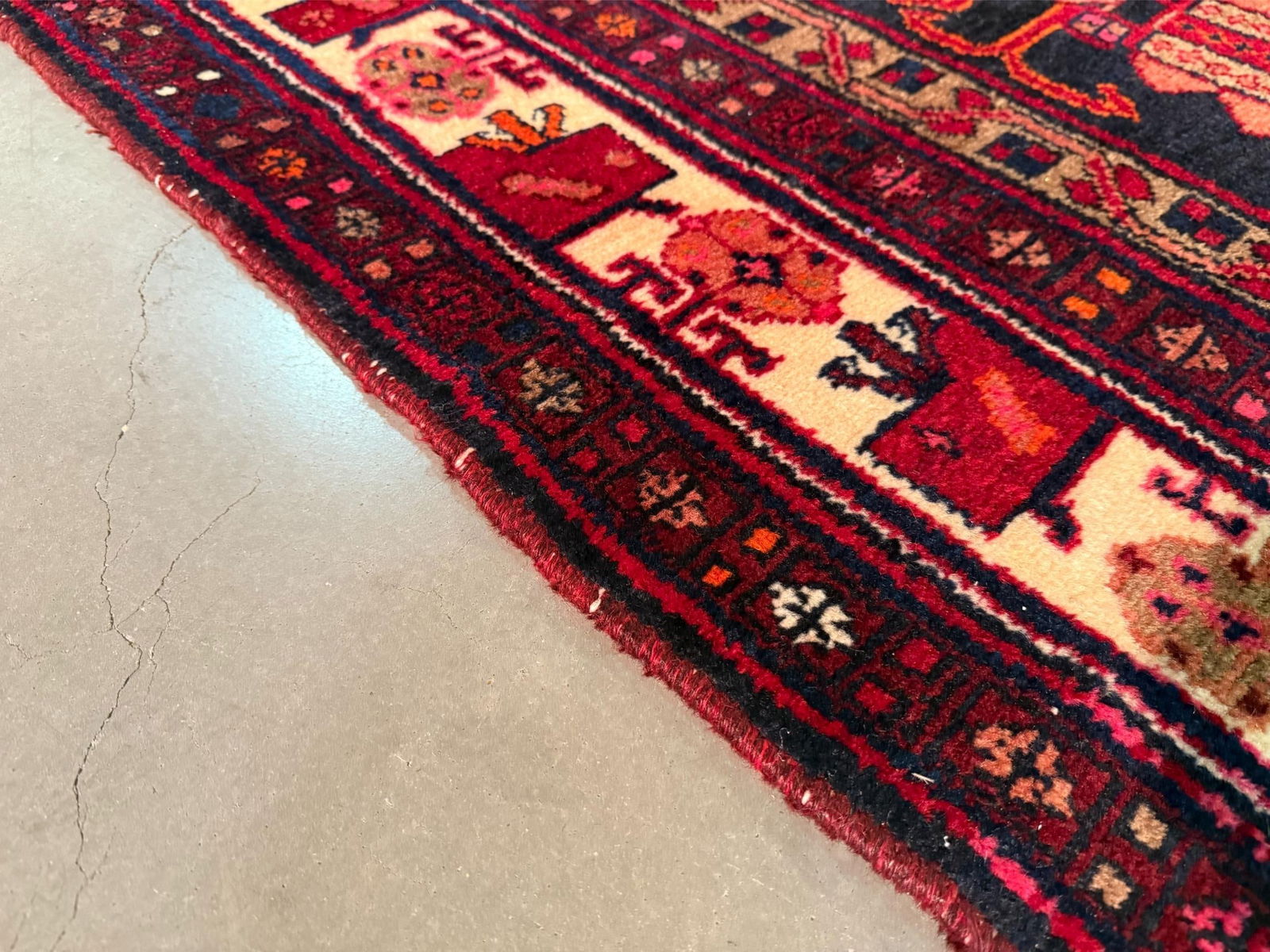 Stunning Persian Hamedan Rug 5x9.7 - 9