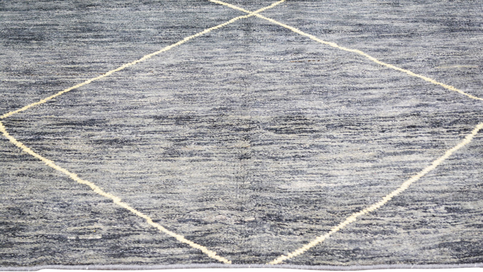 HAND KNOTTED RUG; MOROCCAN - 4