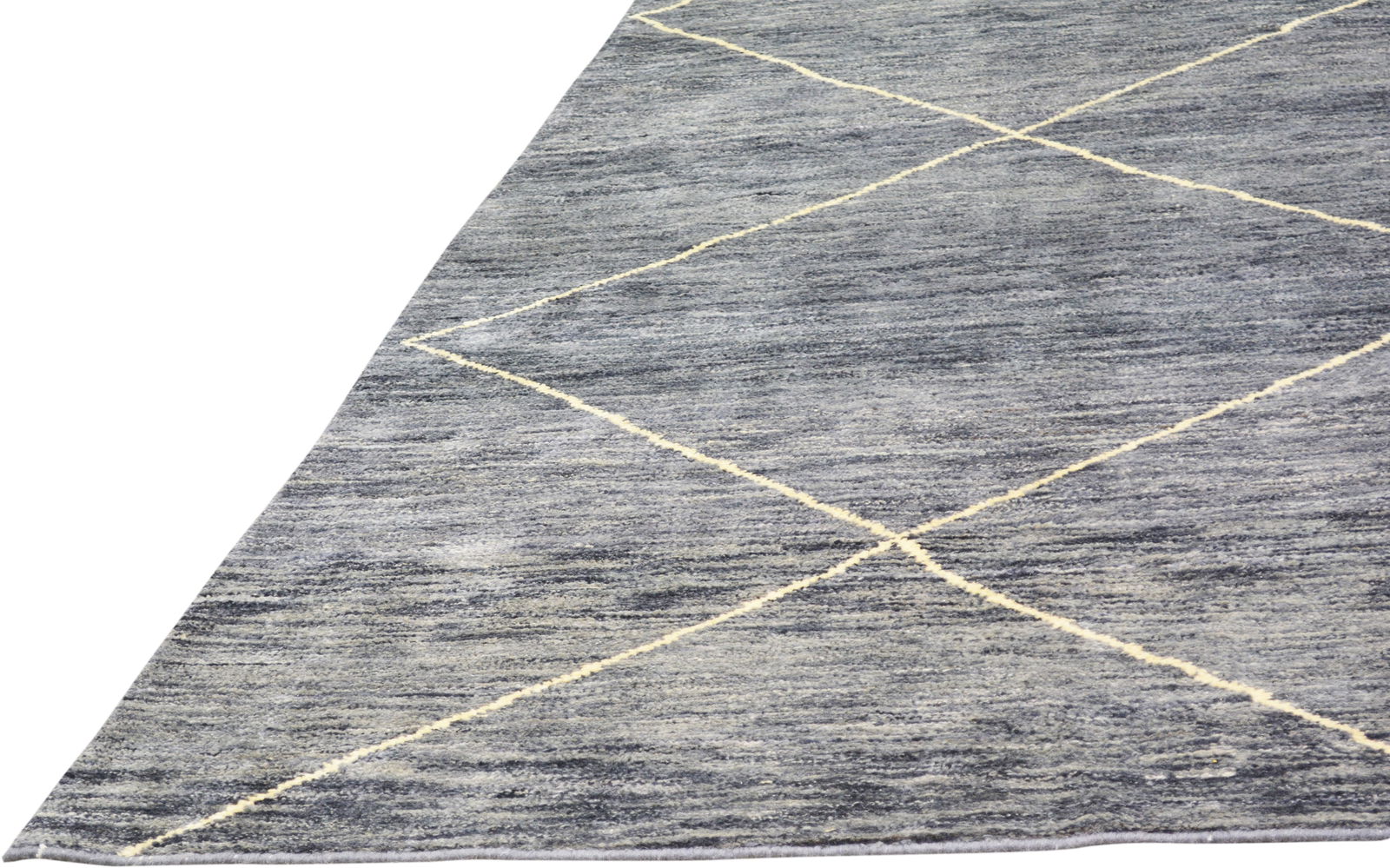 HAND KNOTTED RUG; MOROCCAN - 5