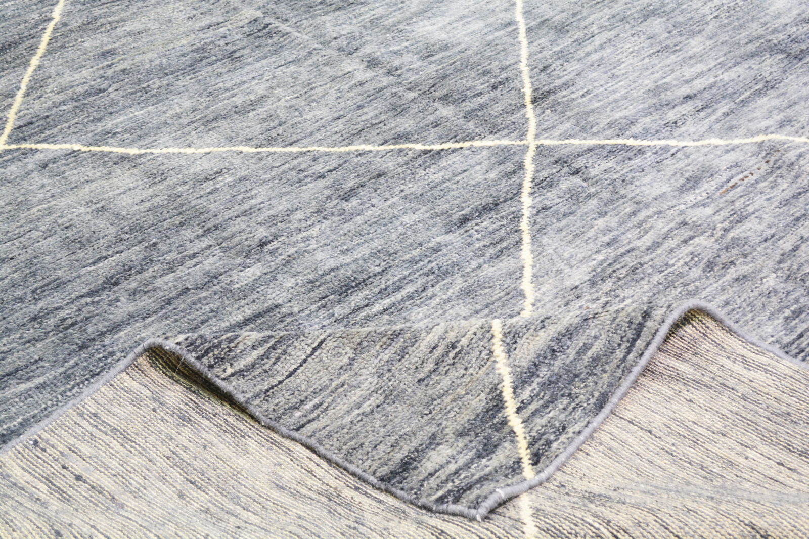 HAND KNOTTED RUG; MOROCCAN - 6