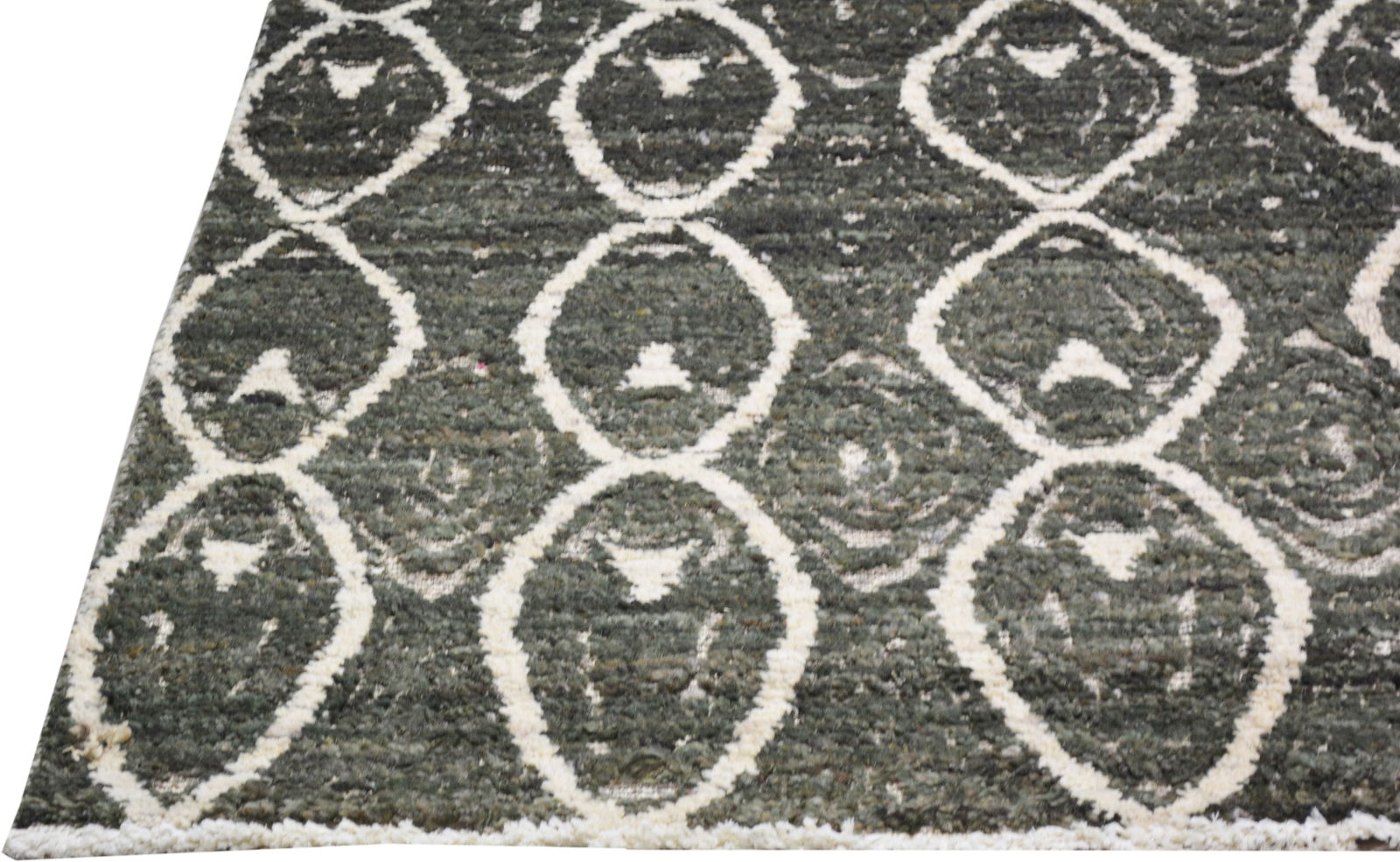 HAND KNOTTED RUG; MOROCCAN - 5