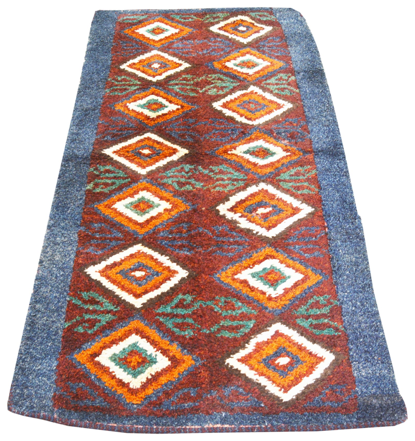 HAND KNOTTED RUG; UZBEKISTAN - 2